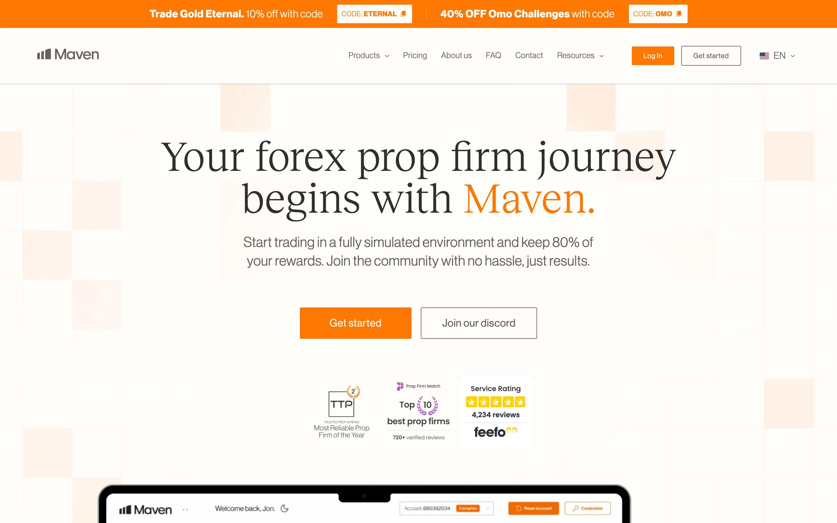 Website von Maven