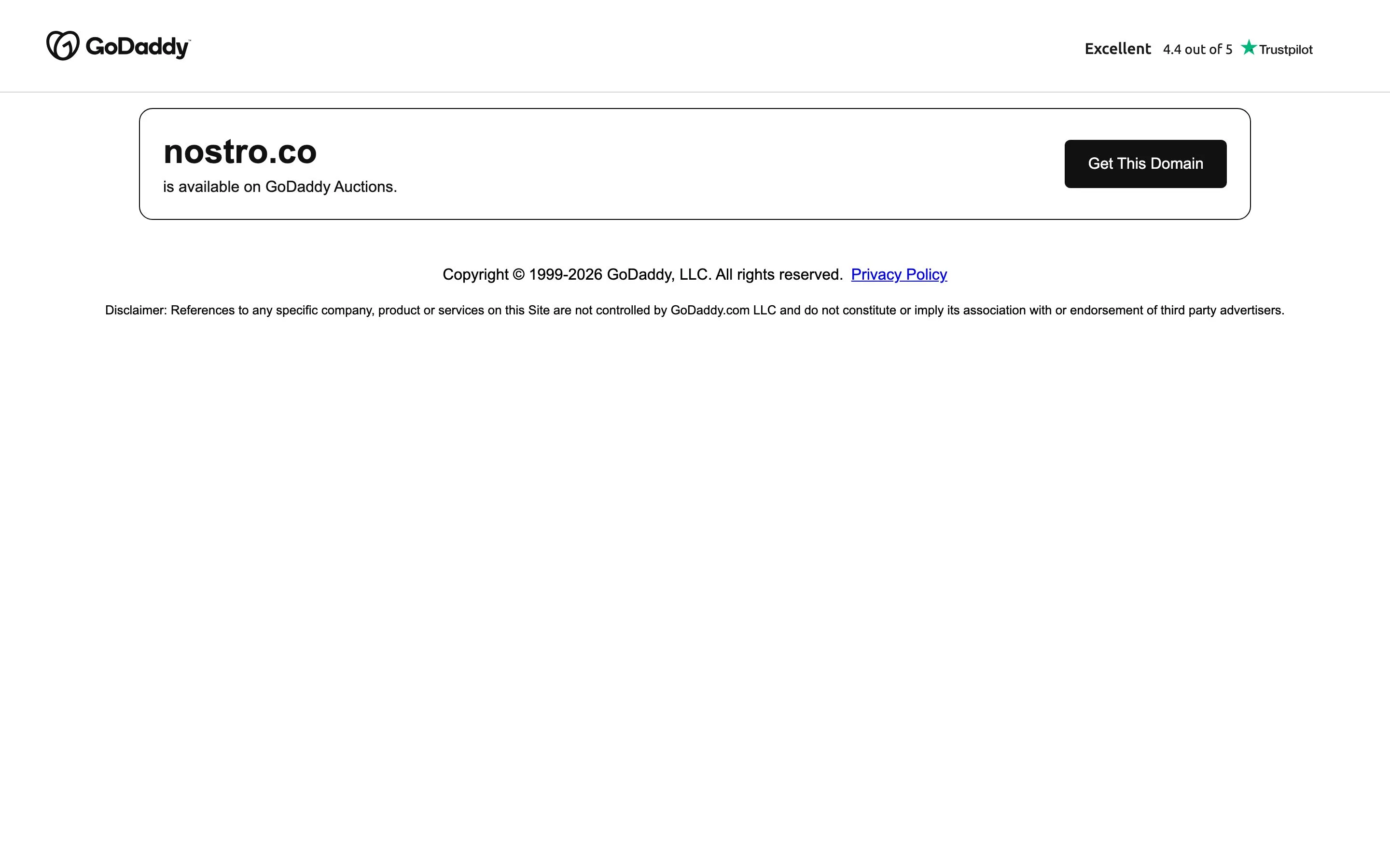 Website von Nostro